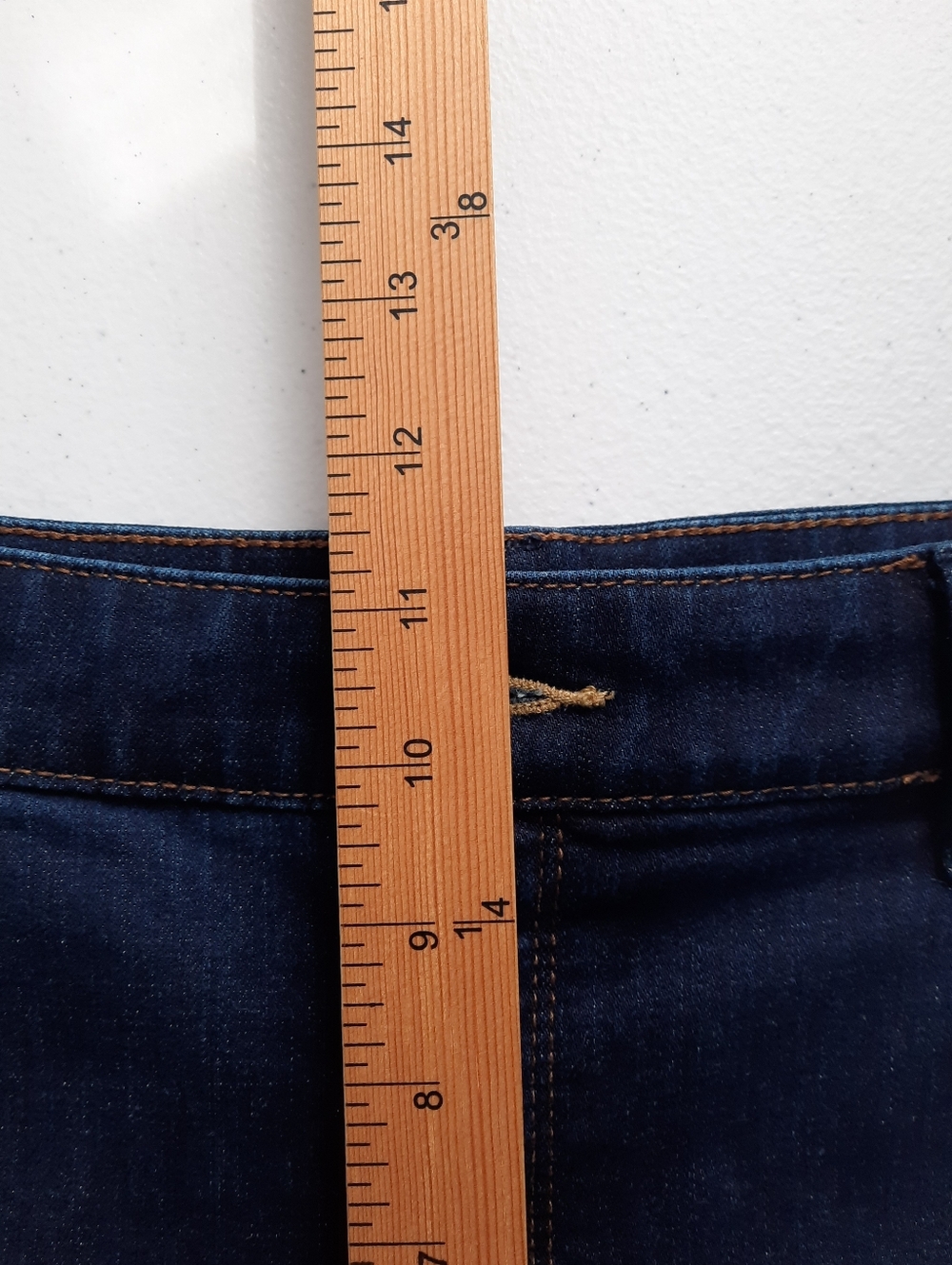 Chico's So Slimming Dark Wash High Rise Slim Jeans size 10 Short - Picture 10 of 13